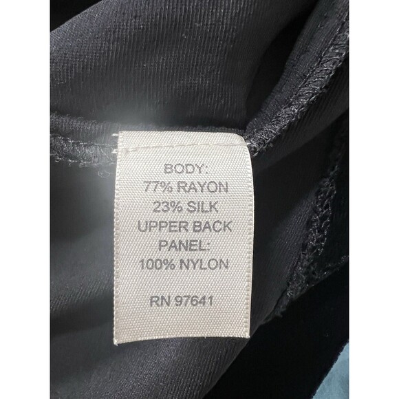 J. Jill Black Velvet Dress Petite Large Brocaded Buttons Festive Holiday Lace - Picture 7 of 7